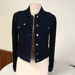 AK Anne Klein corduroy and knit jacket, Sz P/S